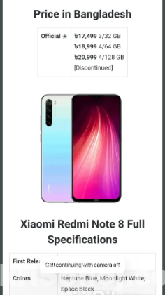 Redmi note 8